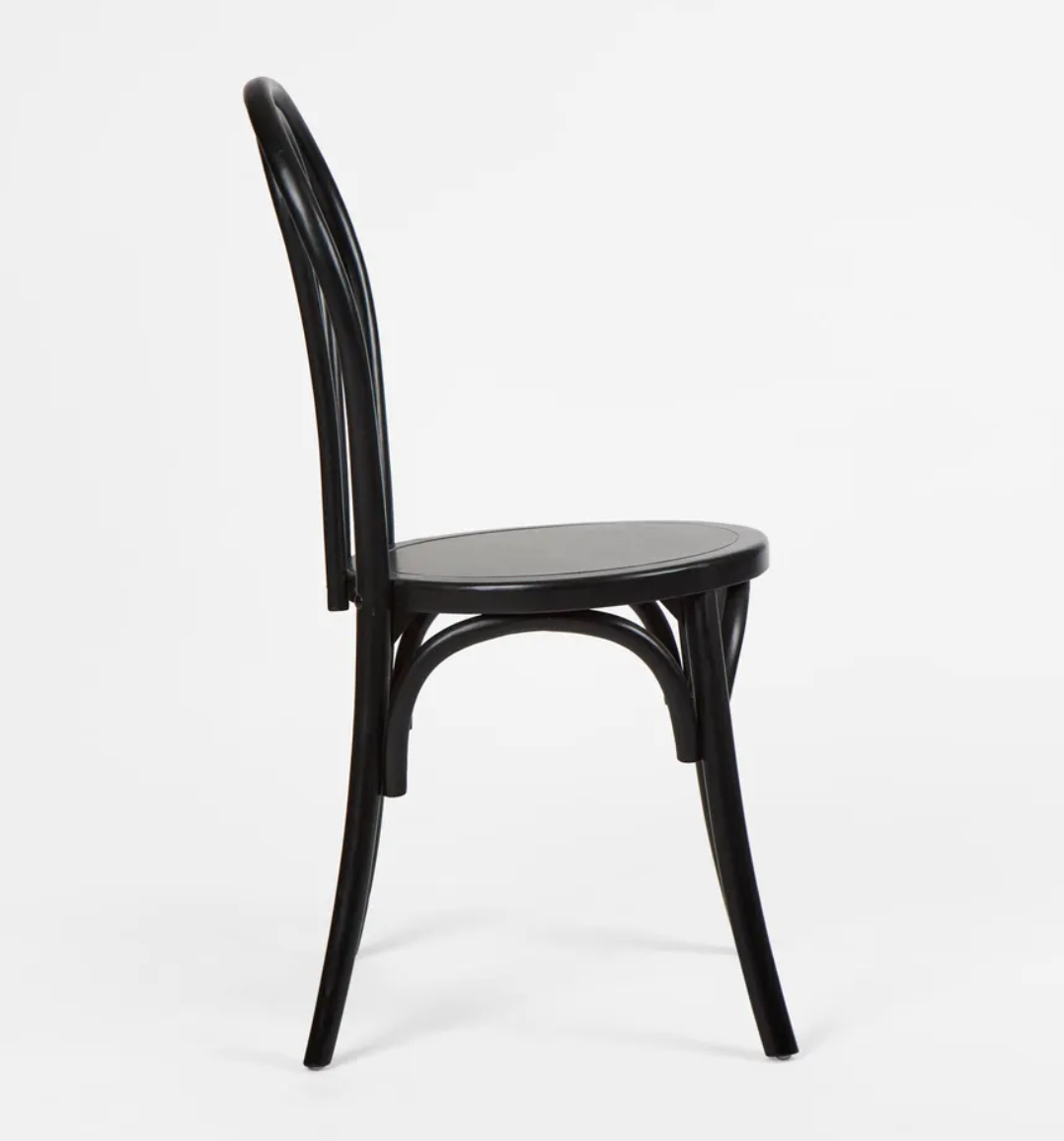 Elise Bentwood Dining Chair - Black