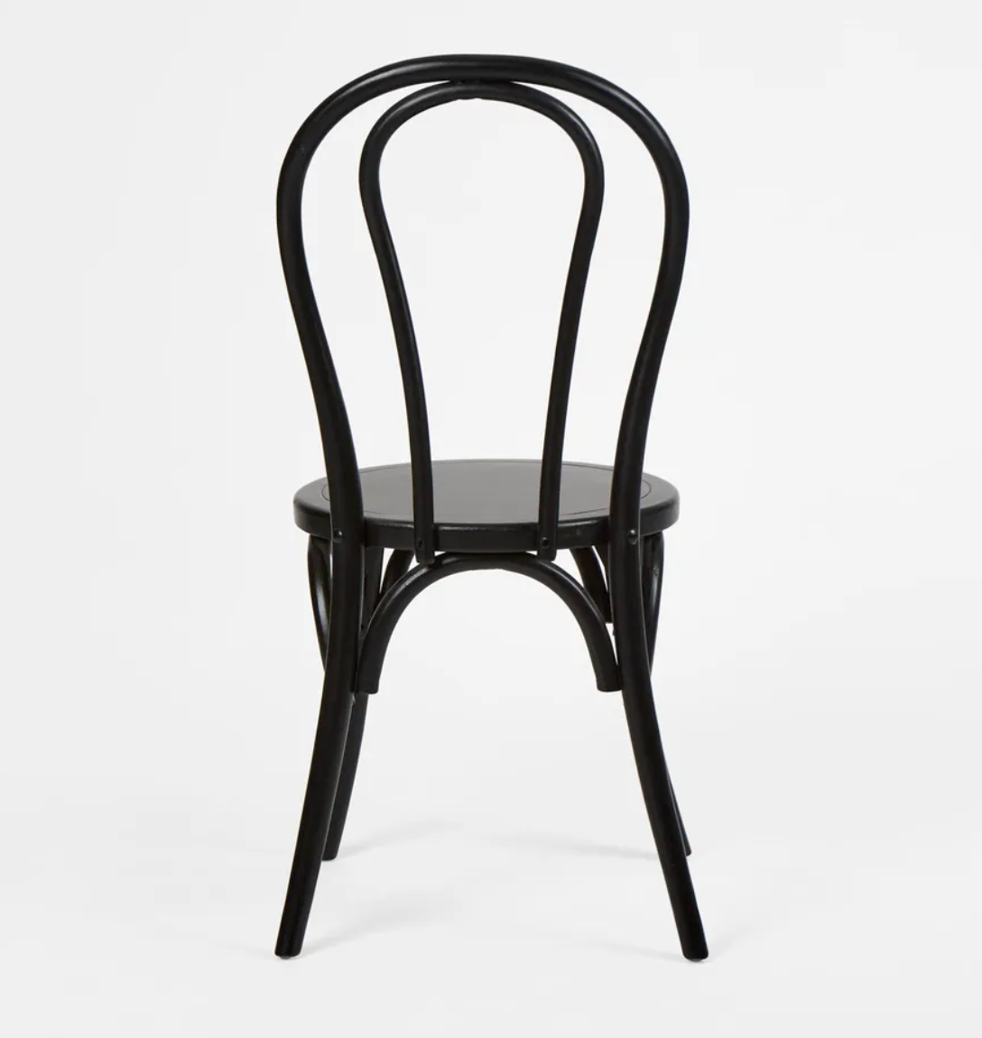 Elise Bentwood Dining Chair - Black