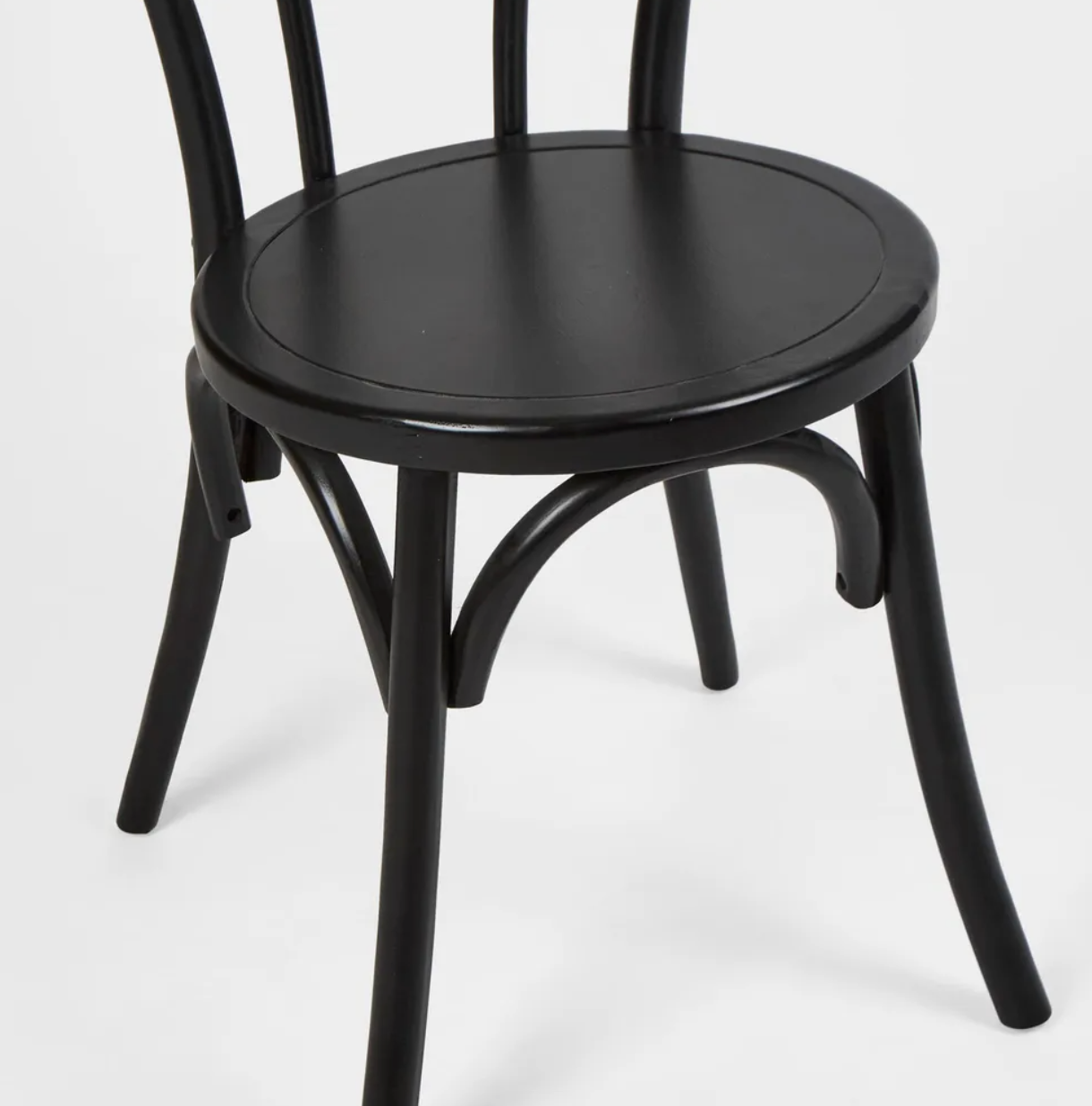 Elise Bentwood Dining Chair - Black