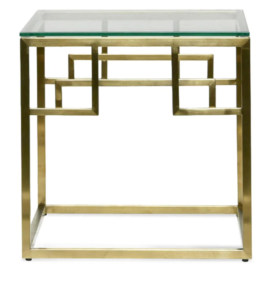 Gold Brushed Side Table