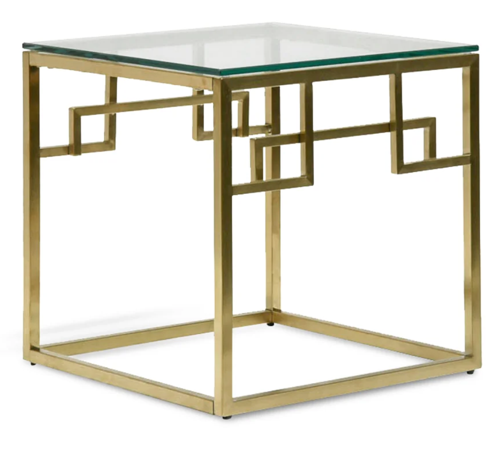 Gold Brushed Side Table