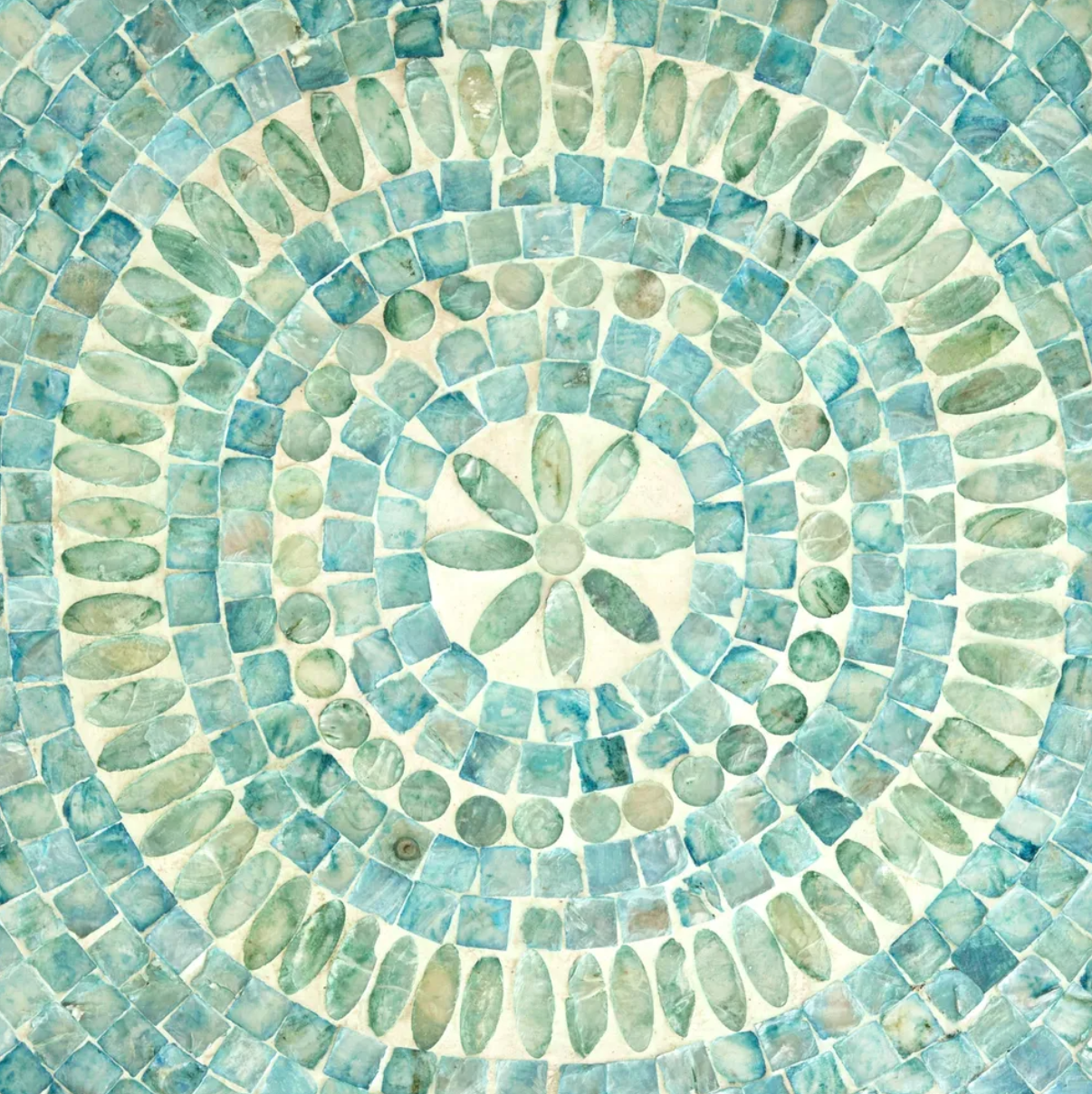 Terry Shell Inlay Side Table
