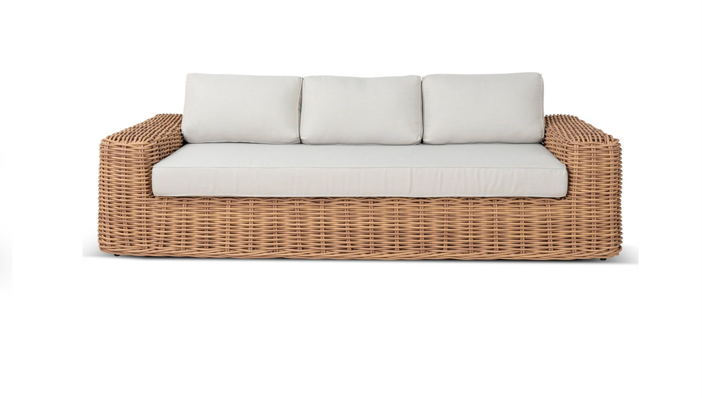 Woven Rattan Outdoor Sofa Lounge Set