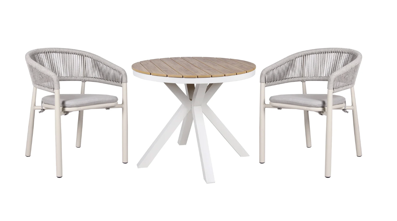 Sand White Outdoor Dining Chair