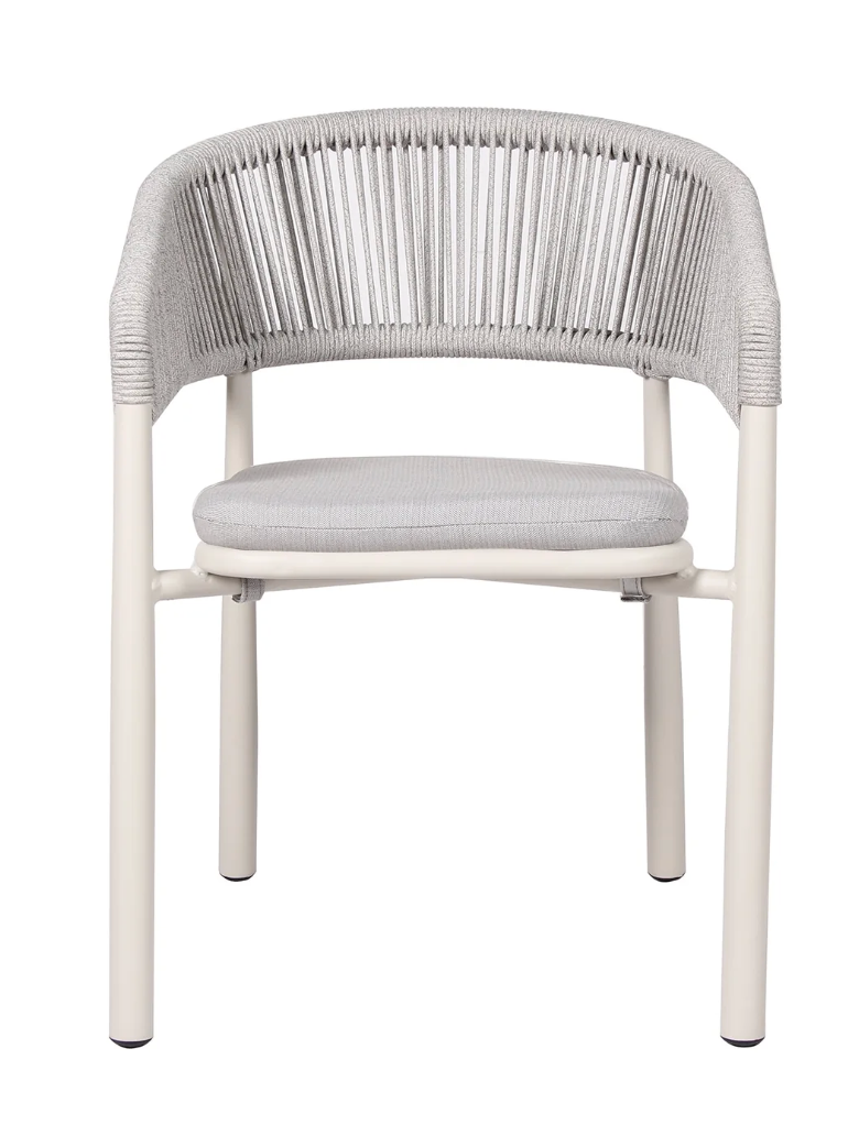 Sand White Outdoor Dining Chair