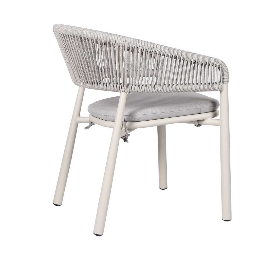 Sand White Outdoor Dining Chair