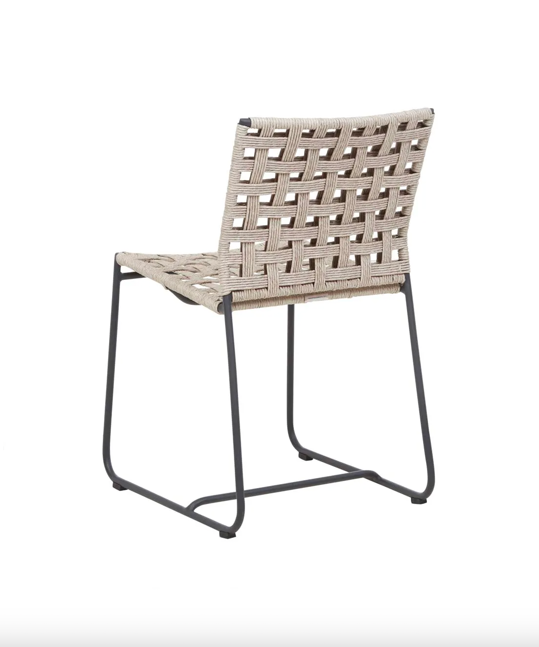 Marina Square Dining Chair - Shell - Graphite