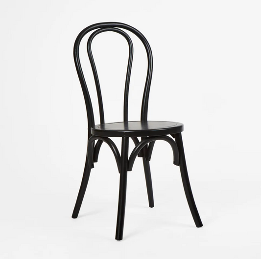 Elise Bentwood Dining Chair - Black