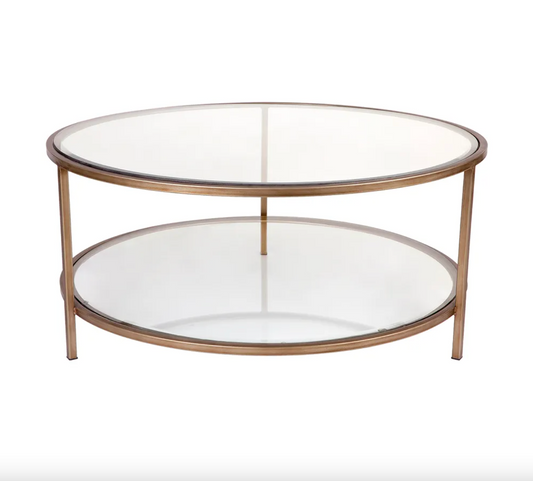 Cocktail Glass Round Coffee Table