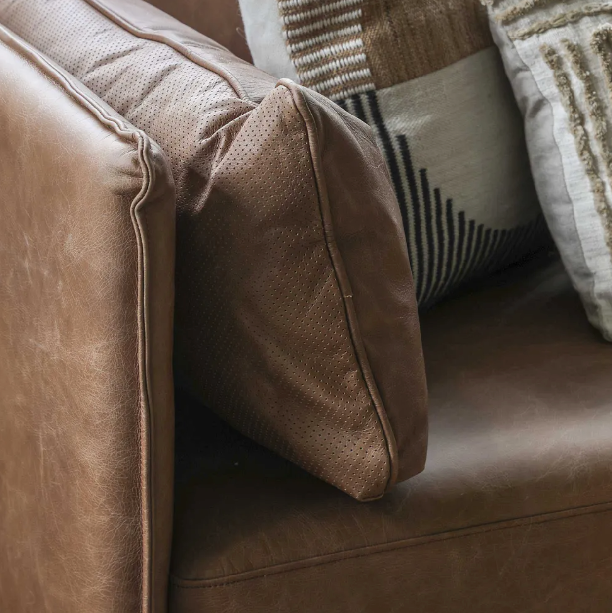 Wigmore Sofa Brown Leather