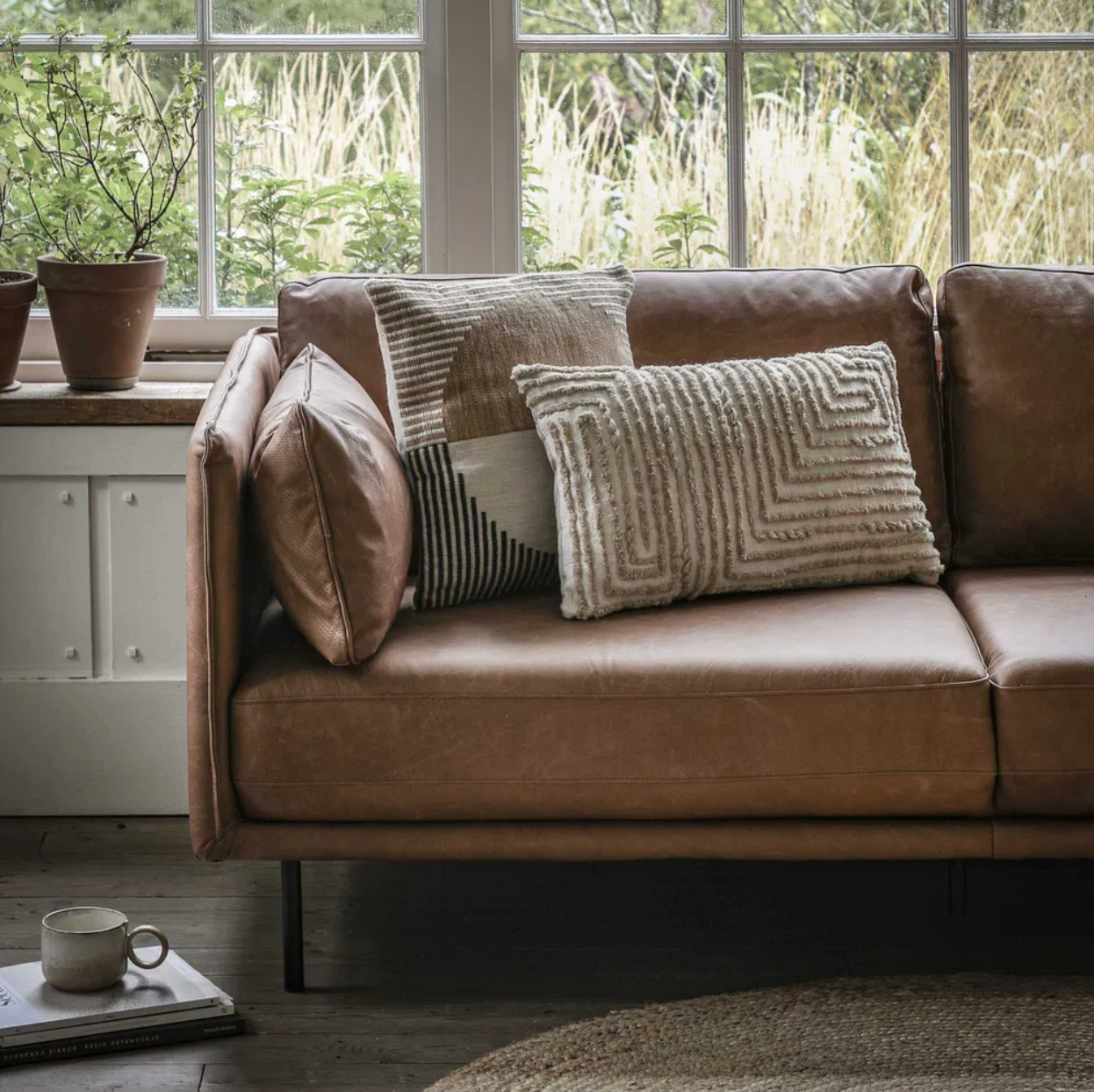 Wigmore Sofa Brown Leather