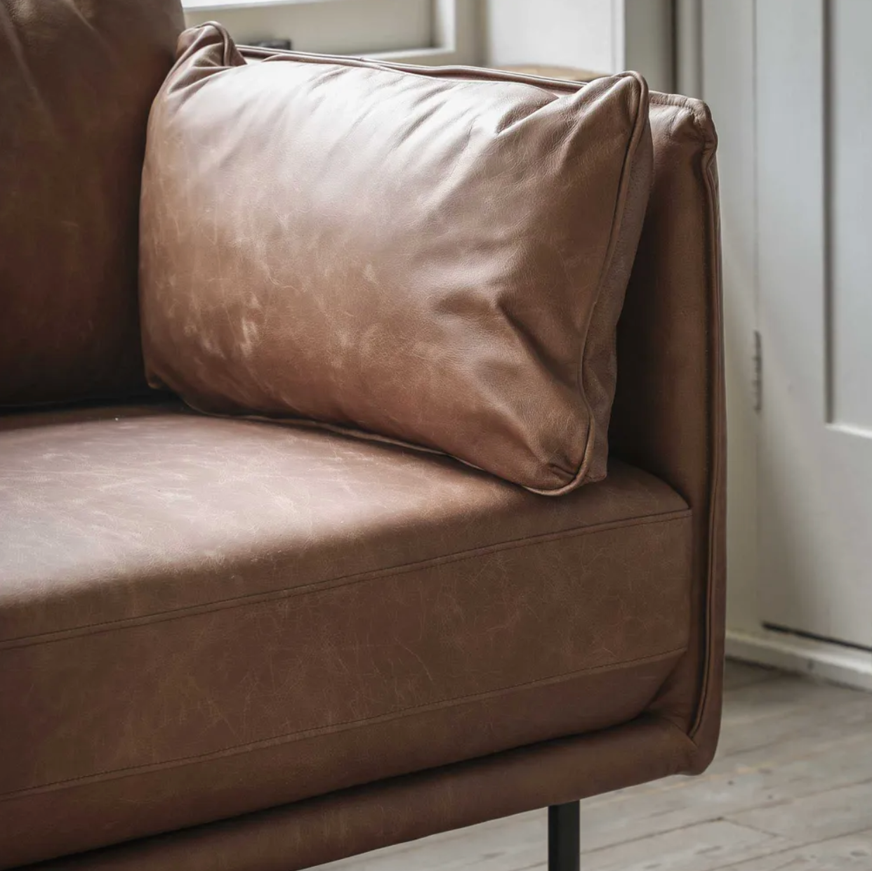 Wigmore Sofa Brown Leather