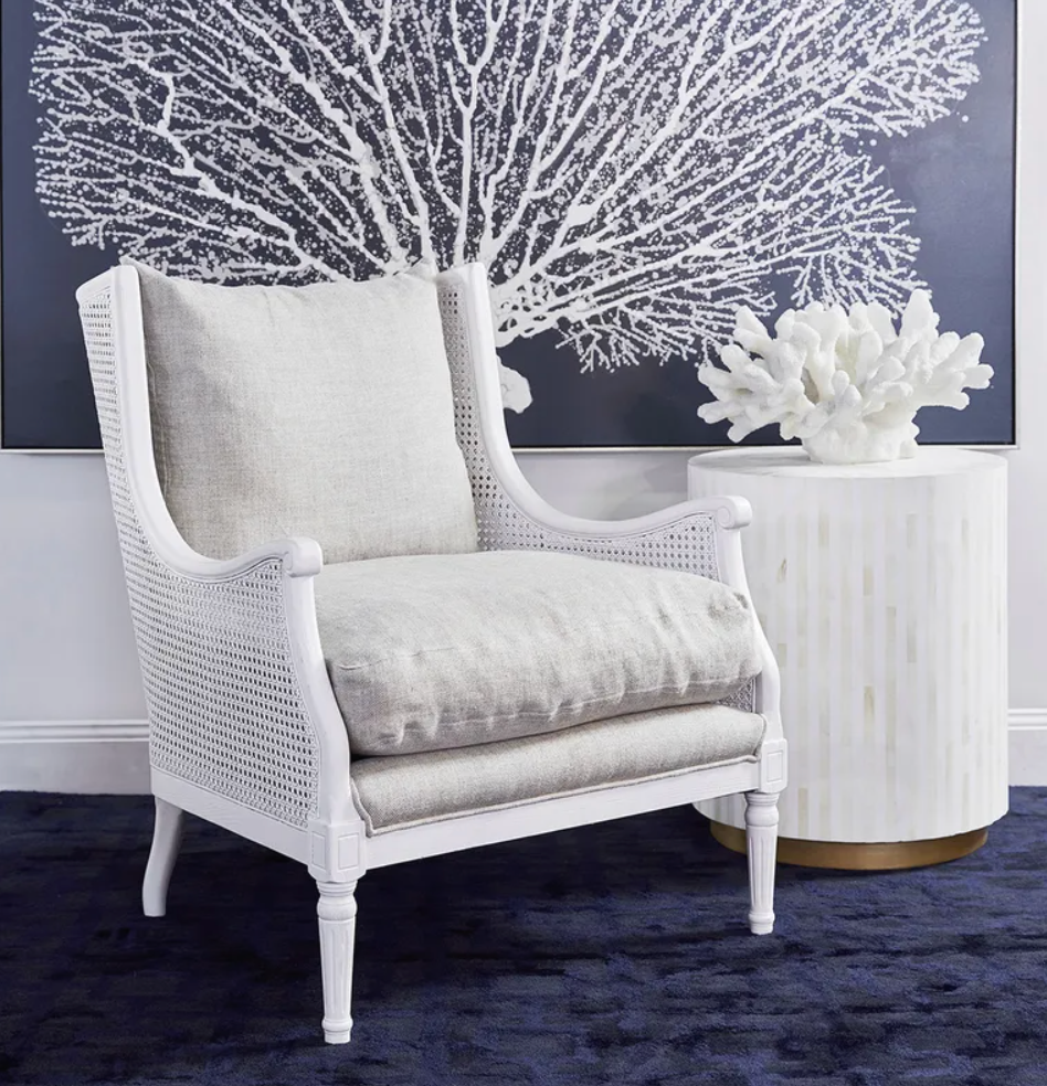 Bone Inlay Side Table