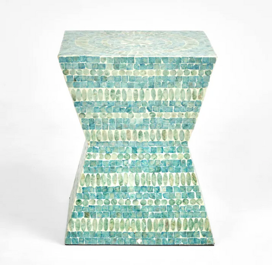 Terry Shell Inlay Side Table