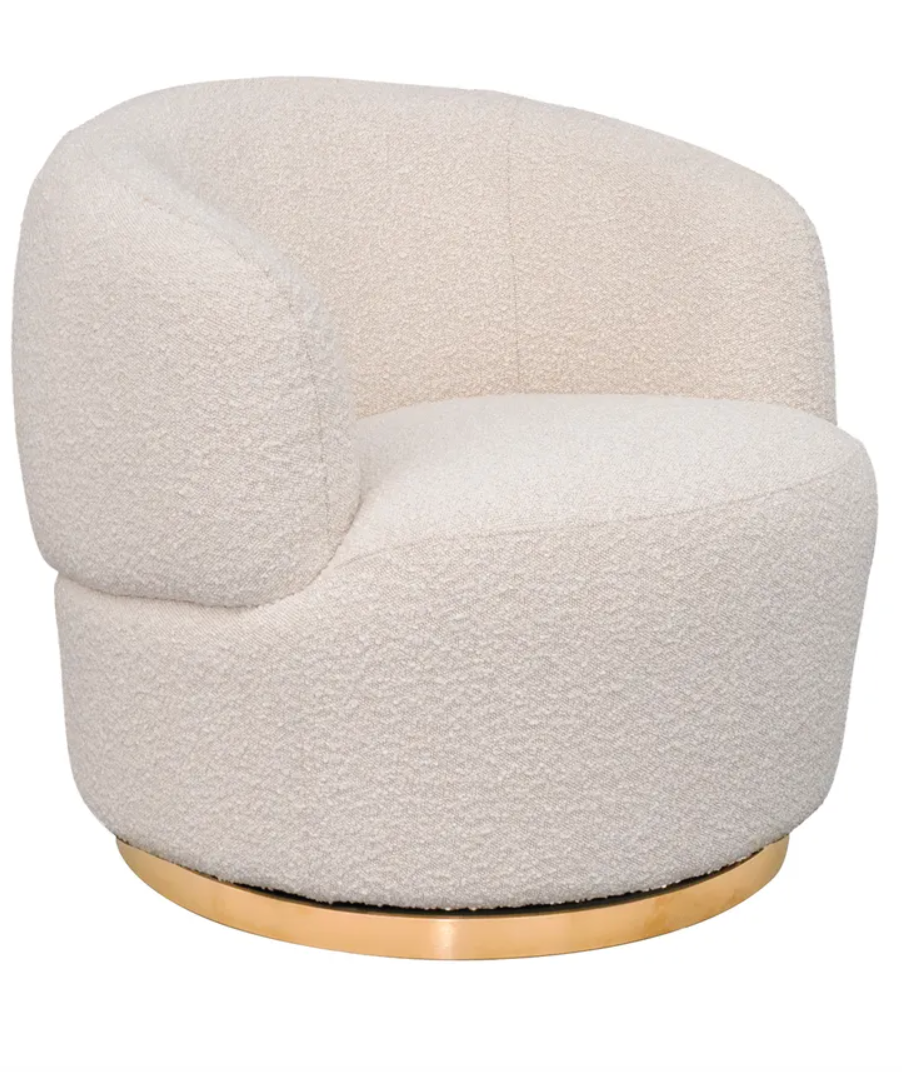 Tubby Swivel Occasional Chair