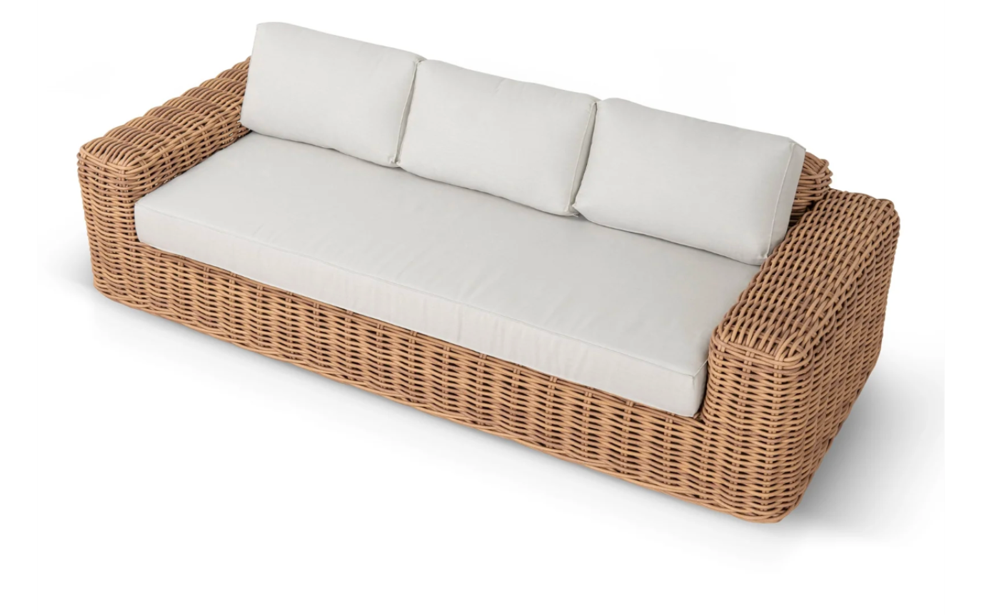Woven Rattan Outdoor Sofa Lounge Set