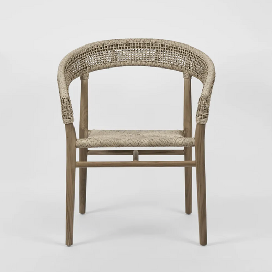 Cove Teak & Synthetic Outdoor Dining Chair