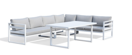 Islay Outdoor 5 Piece Corner Lounge Dining Set