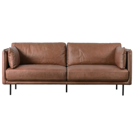 Wigmore Sofa Brown Leather
