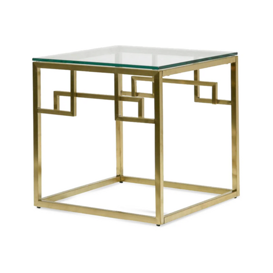 Gold Brushed Side Table