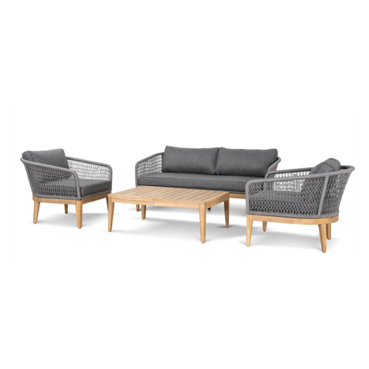 Woven Rope Outdoor Sofa Lounge Set